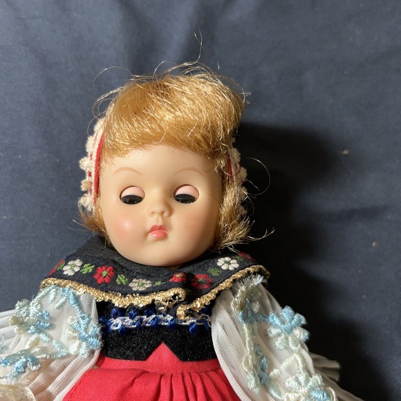 Vintage Ginny Vogue Polish Doll Sweet Face Doll In Orig Costume‎ 8" 1969 USA - Picture 4 of 5